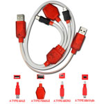 



DT-8X+118 cable by Dits supporting a range of mobile devices with the following...